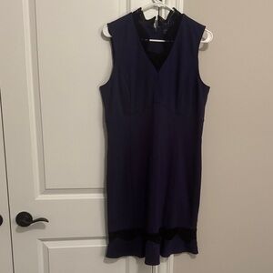 Elegant Purple Sleeveless Dress